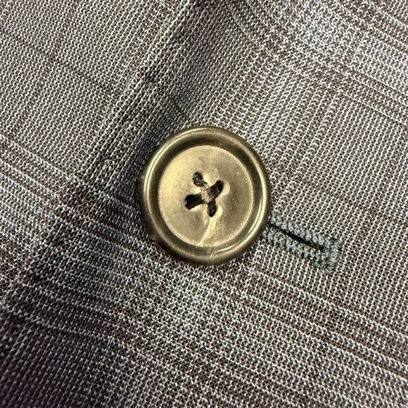 Brooks Brothers "BrooksCool" Blazer REDA Wool Sport Coat Glen Check Blue 44R - Picture 4 of 10